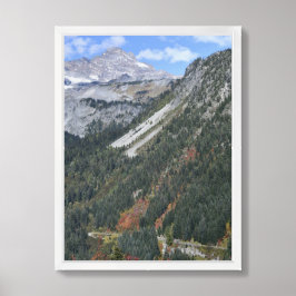 Mount Rainier National Park Scenic Canyon Poster