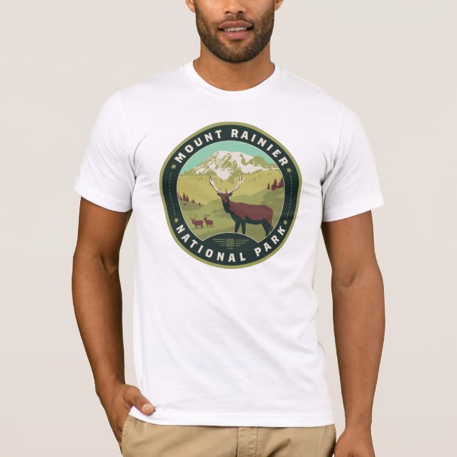 Mount Rainier National Park T Shirt (Framsida)