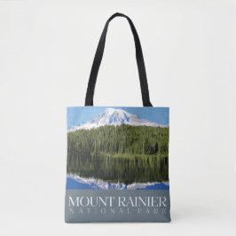 Mount Rainier National Park Tote, Washington Bag Tygkasse