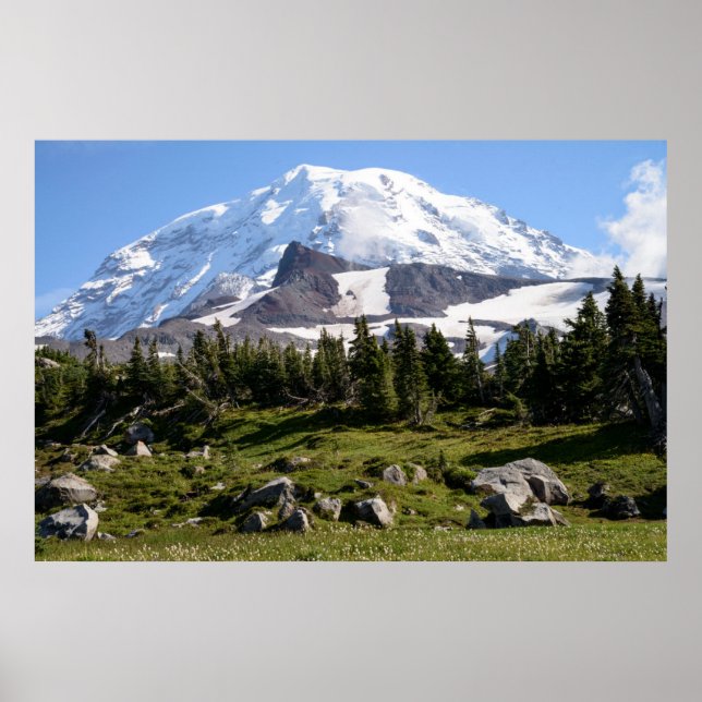 Mount Rainier National Park, WA. Spray Park Poster (Framsidan)
