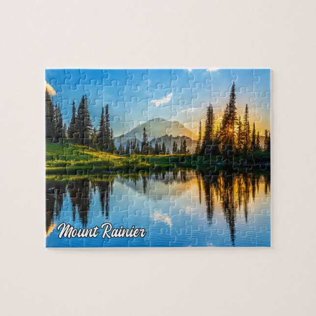 Mount Rainier National Park, Washington Pussel (Horisontell)