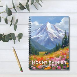 Mount Rainier National Park | Washington Resa Anteckningsbok