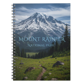 Mount Rainier National Park | Washington Resa Anteckningsbok