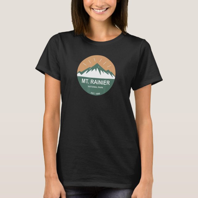 Mount Rainier nationalpark_7 T Shirt (Framsida)