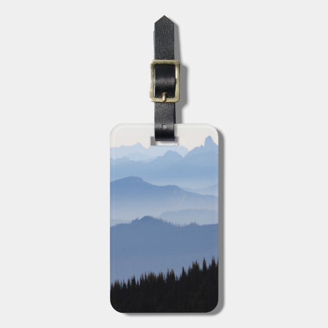 Mount Rainier nationalpark | Cascade Mountains Bagagebricka (Vertikal Framsida)