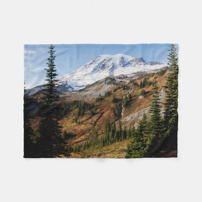 Mount Rainier nationalpark, höst Fleecefilt (Framsidan (Horisontell))