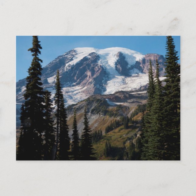 Mount Rainier nationalpark, Mount Rainier 2 Vykort (Framsida)