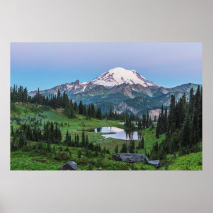 Mount Rainier nationalpark Poster