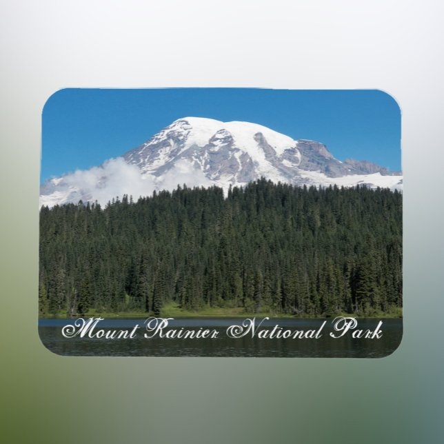 Mount Rainier nationalparkfoto Magnet (In Situ Fridge)