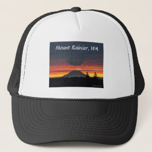 Mount Rainier och dess skugga Truckerkeps