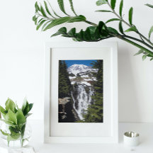 Mount Rainier och Myrtle Falls
