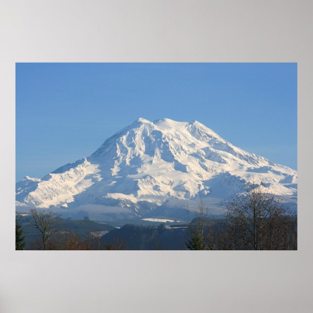 Mount Rainier Poster (Framsidan)