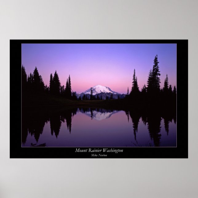 Mount Rainier Poster (Framsidan)
