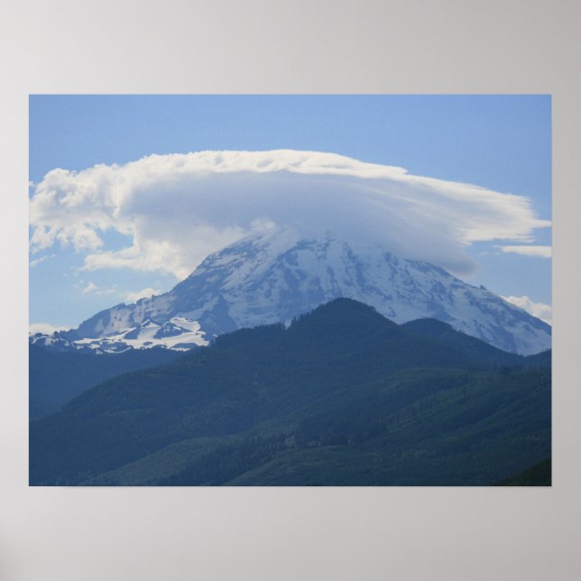 Mount Rainier Poster (Framsidan)