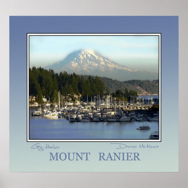 Mount Rainier Poster (Framsidan)