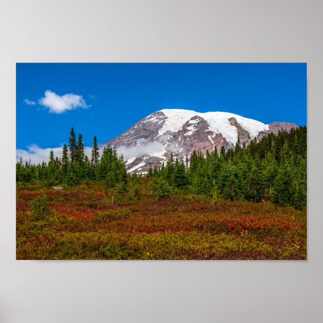 Mount Rainier Poster (Framsidan)
