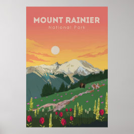 Mount Rainier Poster