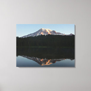 Mount Rainier Reflected Sunrise I Canvastryck