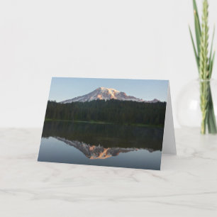 Mount Rainier Reflected Sunrise I Kort