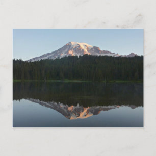 Mount Rainier Reflected Sunrise I Vykort
