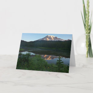 Mount Rainier Reflected Sunrise II Kort