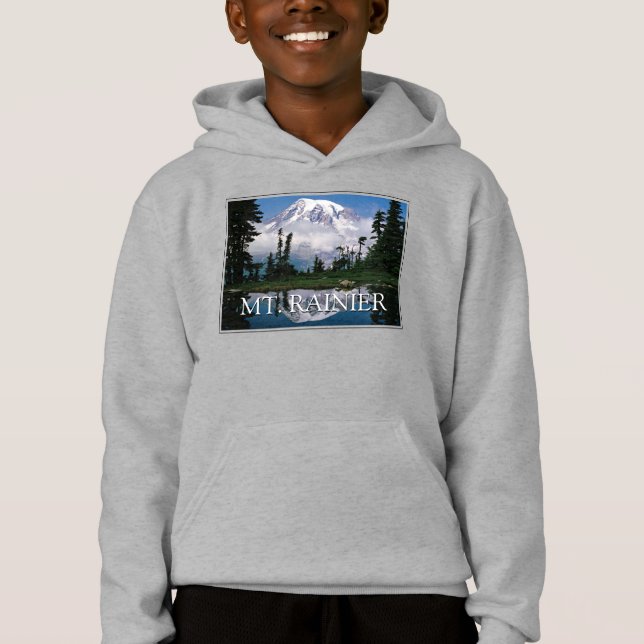 Mount Rainier | Reflex i en bergsdamm T Shirt (Framsida)