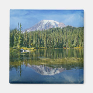 Mount Rainier reflexion Magnet