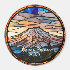 Mount Rainier Semesterpresent Souvenir Magnet