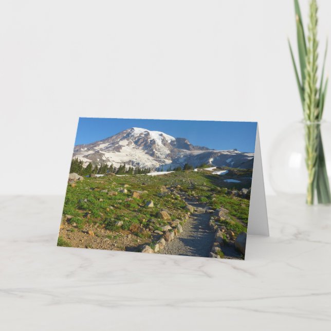 Mount Rainier Skyline Trail Utsikt Kort (Framsida)