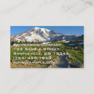 Mount Rainier Skyline Trail Utsikt Visitkort
