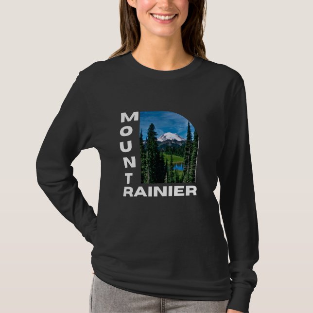 Mount Rainier Souvenir Mt. Rainier T Shirt (Framsida)