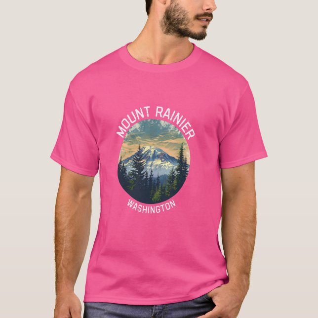 Mount Rainier Souvenir Mt. Rainier T Shirt (Framsida)