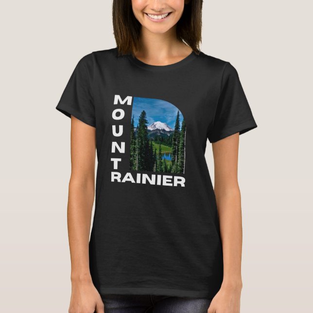 Mount Rainier Souvenir Mt. Rainier T Shirt (Framsida)