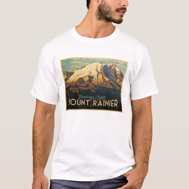Mount Rainier T-shirt (Framsida)