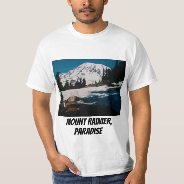 Mount Rainier T-Shirt (Framsida)