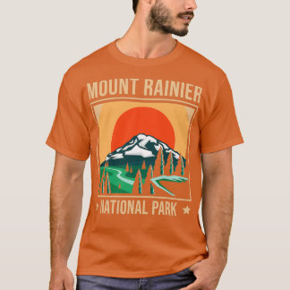 Mount Rainier Us National Park T Shirt