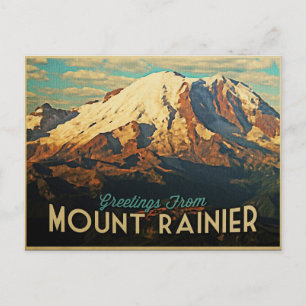 Mount Rainier Vykort