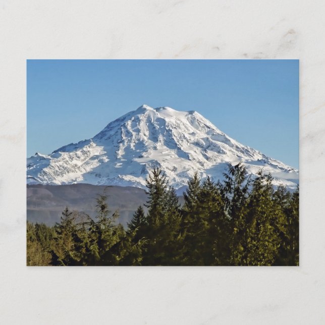 Mount Rainier Vykort (Framsida)