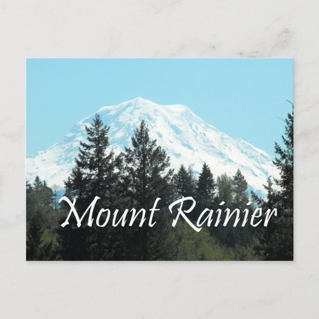 Mount Rainier Vykort (Framsida)