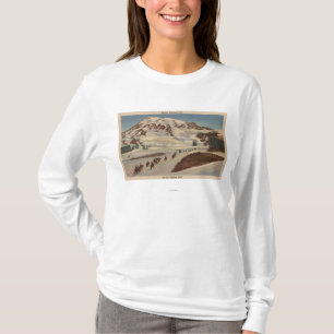 Mount Rainier WA - manar på hästrygg på horison Tee