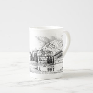 Mount Rainier, Washington Benporslin Mugg