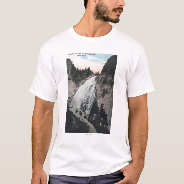 Mount Rainier Washington - beskåda av Sluiskin T Shirt (Framsida)