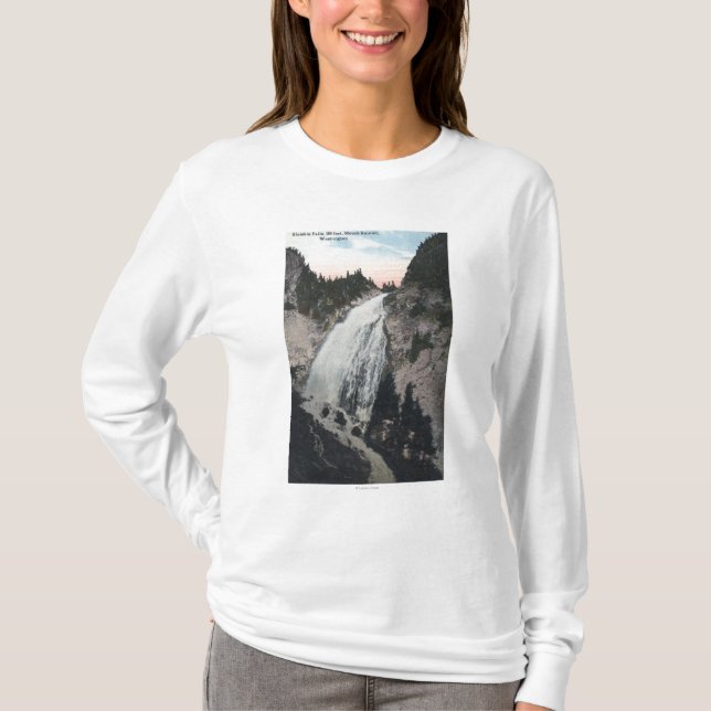 Mount Rainier Washington - beskåda av Sluiskin Tee Shirt (Framsida)