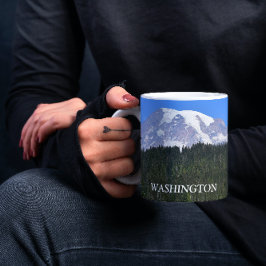 Mount Rainier Washington liggande Photo Mugg