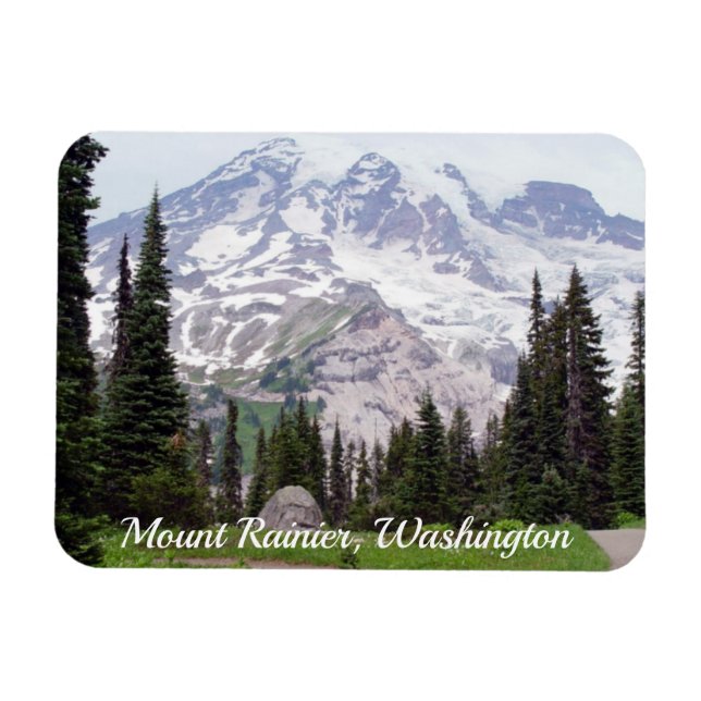 Mount Rainier, Washington Magnet (Horisontell)