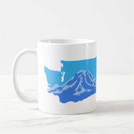 Mount Rainier Washington Mugg - färg, version