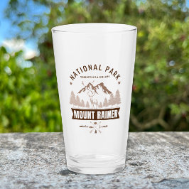Mount Rainier Wilderness Deer Design Glaskopp