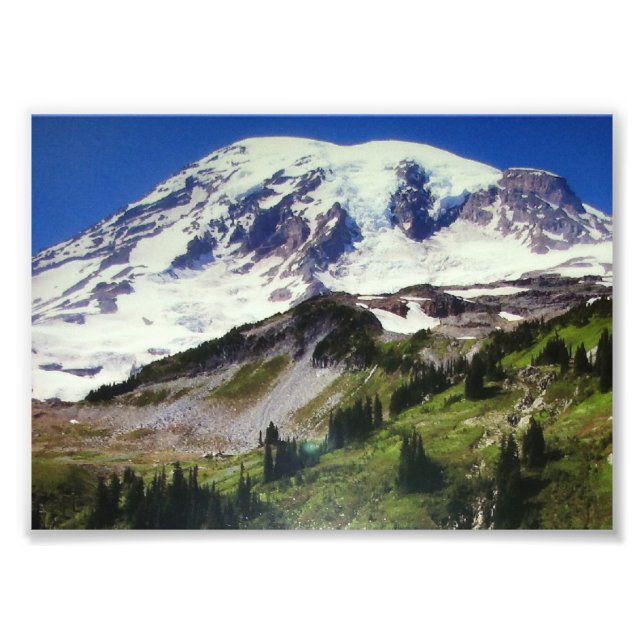 Mount Ranier Fototryck (Framsidan)