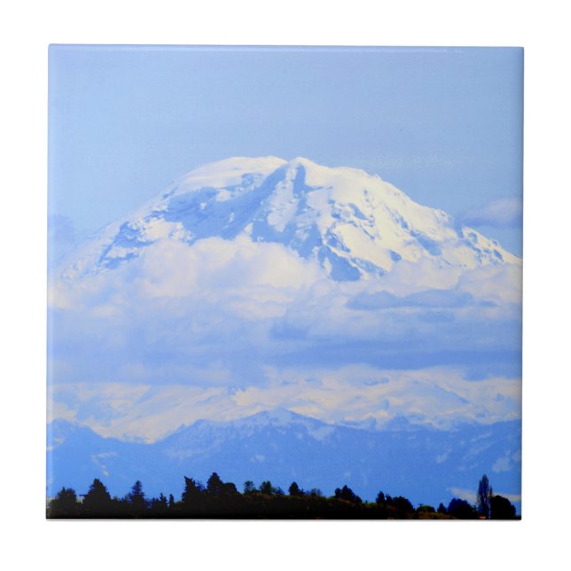 Mount Ranier Kakelplatta (Framsidan)