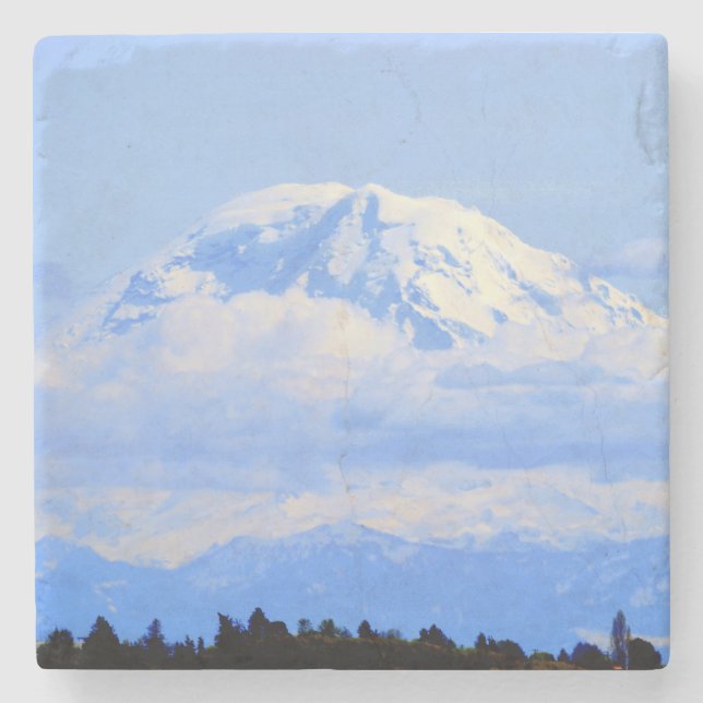 Mount Ranier Stenunderlägg (Framsidan)